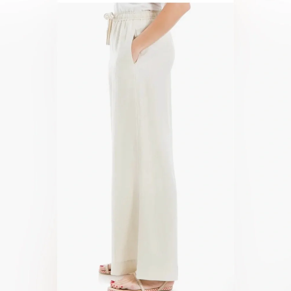 Max Studio Linen Blend Wide Leg Pants - Picture 4 of 10